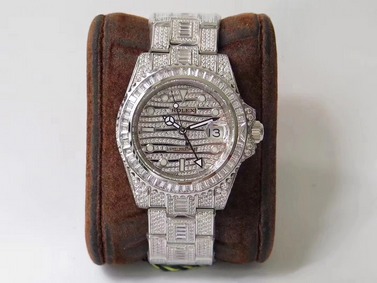 Replica Rolex GMT-Master II 116769TBR-74779B TW Factory All diamonds 904L Steel Swiss 2824 - 1:1 Mirror Replica