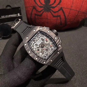 Replica Richard Mille RM011-FM Felipe Massa Chronograph Forged Carbon Black Dial Swiss 7750 - 1:1 Mirror Replica