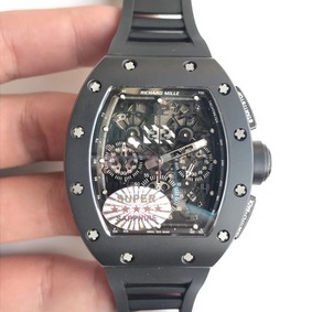 Replica Richard Mille RM011 Felipe Massa Chronograph Limited Edition KV Ceramic Skeleton Dial Swiss 7750 - 1:1 Mirror Replica